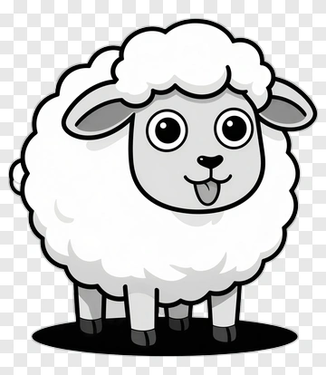 Cute Sheep PNG