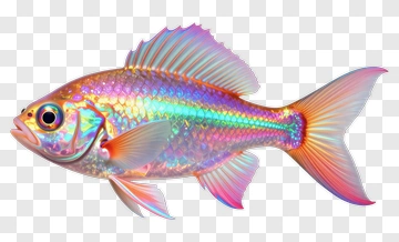 Iridescent Fish PNG