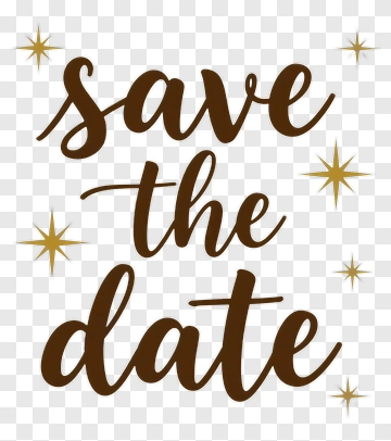 Save The Date PNG