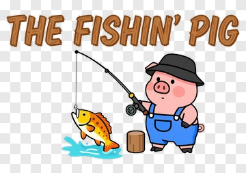 The Fishin' Pig PNG