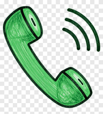 Green Telephone Icon PNG