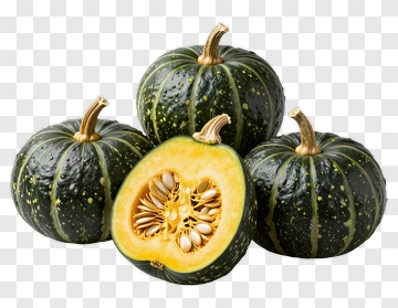 Squash With Seed And Stem PNG