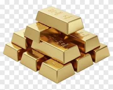Stack Of Gold Bars PNG