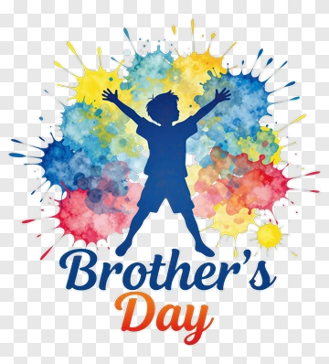 Brother's Day Child Silhouette PNG