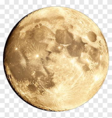 Golden Moon PNG