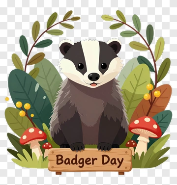 Badger Day Celebration PNG