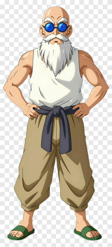 Master Roshi From Dragon Ball PNG