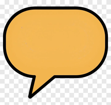 Yellow Speech Bubble PNG