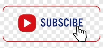 YouTube Subscribe Button With Cursor PNG