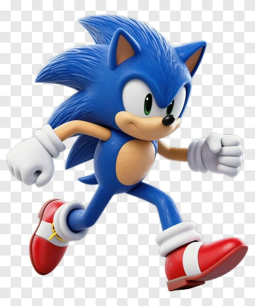 Sonic The Hedgehog In Action PNG