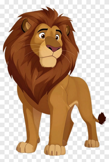 Lion Character PNG