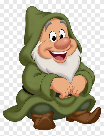 Smiling Dwarf Character PNG