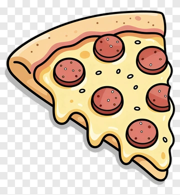 Pizza Slice With Pepperoni PNG