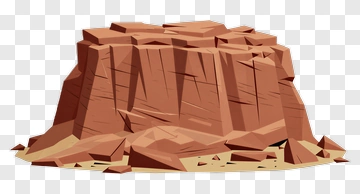 Rock Formation Butte Cliff Stone PNG
