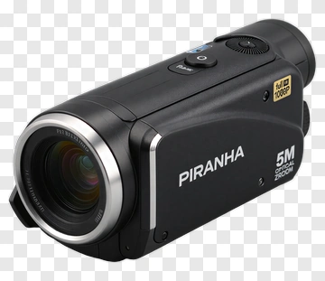 Piranha 5M Video Camera PNG