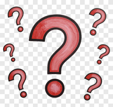 Red Question Mark Illustration PNG