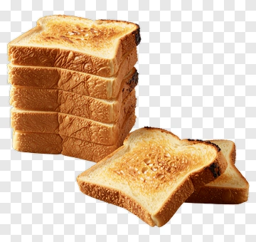 Stack Of Toasted Bread PNG