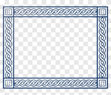 Celtic Pattern Frame PNG