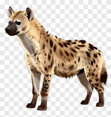 Hyena Standing PNG
