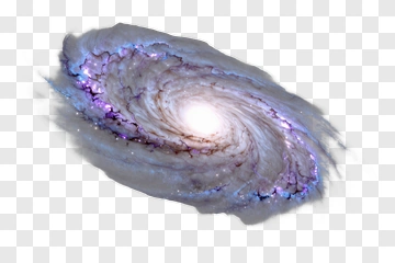 Galaxy With Spiral Arms And Star Fields PNG