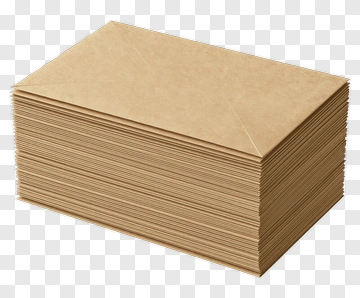 Stack Of Brown Envelopes PNG