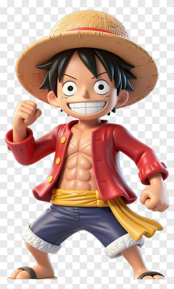 Monkey D Luffy In Classic Pose PNG