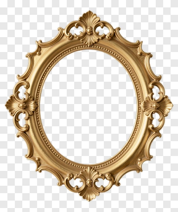 Gold Ornate Frame PNG