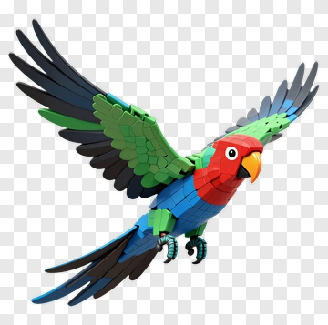 Lego Parrot Toy PNG