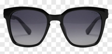 Black Sunglasses With Gradient Lenses PNG