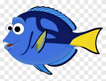 Dory The Blue Tang Fish PNG
