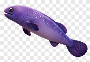 Purple Fish PNG