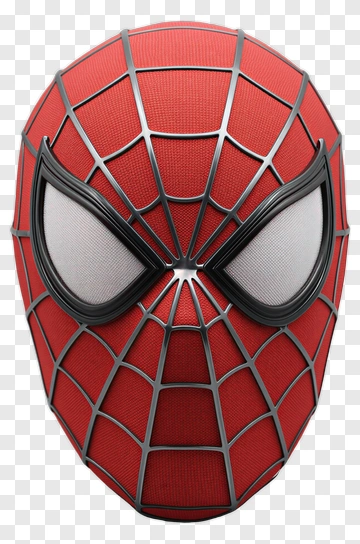 Spider-Man Mask With Web Pattern PNG