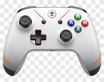 Modern Game Controller With Colorful Buttons PNG