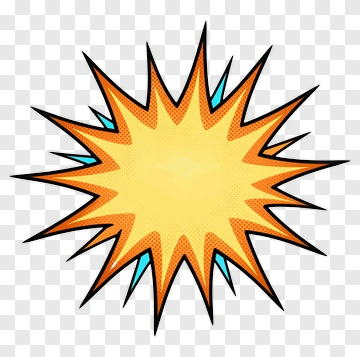 Comic Explosion PNG