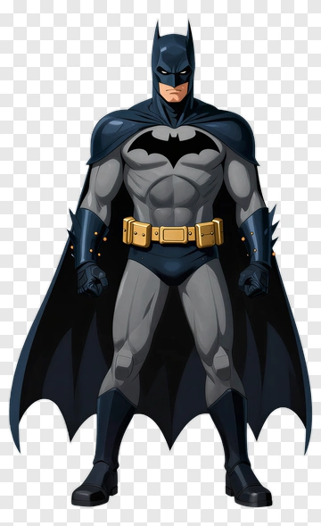 Batman Standing In Heroic Pose PNG