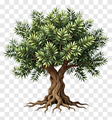 Hand Drawn Tree With Dense Leaves PNG
