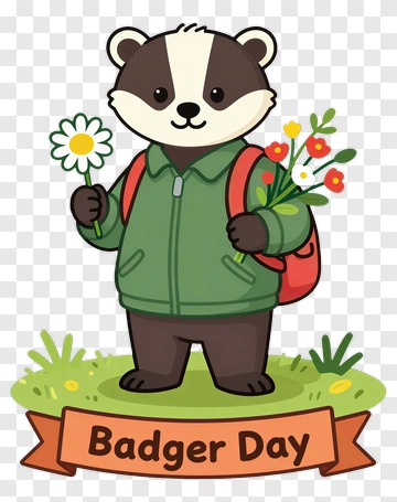 Badger Day Celebration PNG
