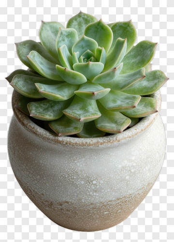 Succulent In Ceramic Pot PNG