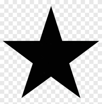 Black Star PNG