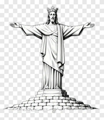 Jesus Christ Statue PNG
