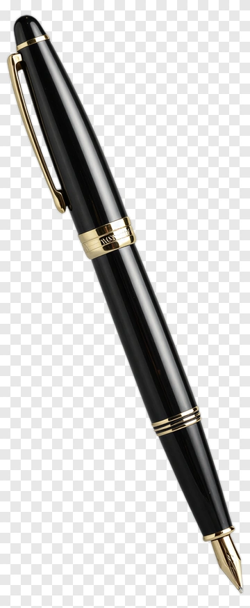 Black And Gold Fountain Pen PNG