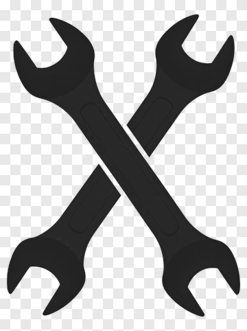 Crossed Wrench Tools PNG