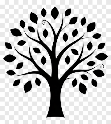 Black Tree Silhouette PNG