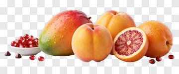 Fresh Fruits And Chocolate PNG