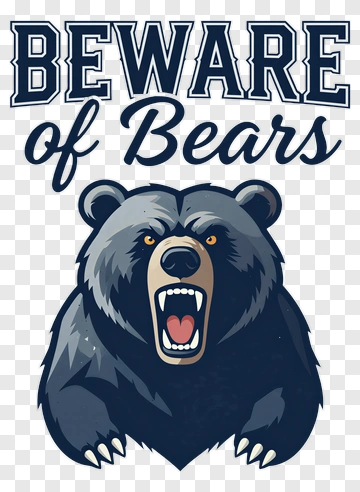 Beware Of Bears PNG