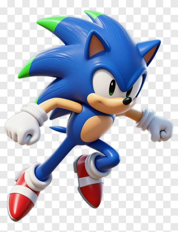 Sonic The Hedgehog In Action PNG