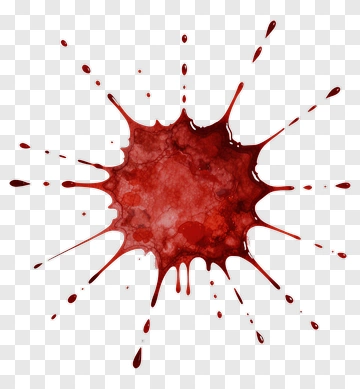 Blood Splatter On Graph Paper PNG