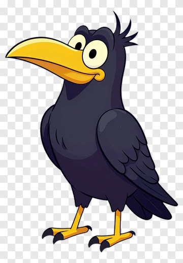 Cartoon Crow PNG