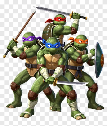 Teenage Mutant Ninja Turtles Team PNG