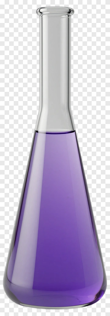 Purple Liquid Flask PNG
